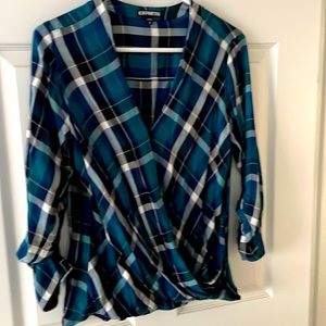 Express 3/4 Sleeve Blouse Size M